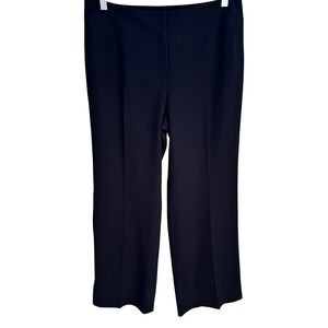 Ann Taylor Margo Tailored Wide Leg Dress Pants‎ Black Womens 10 Professional